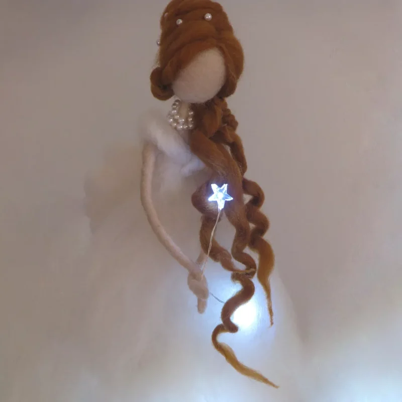 Christmas angel Fair Needle felted 02
