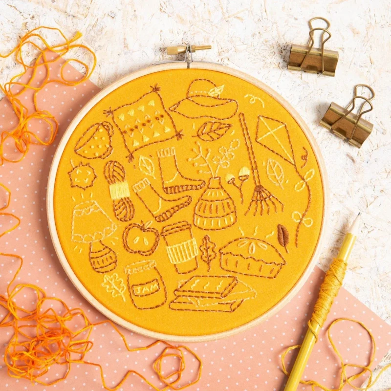 Autumn Doodles Embroidery 02