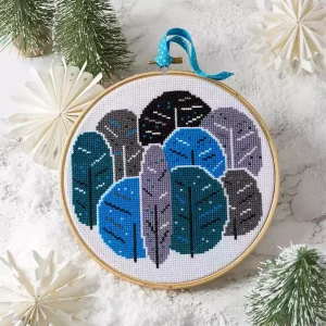 Winter Trees Cross Stitch