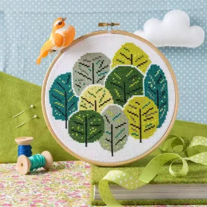 Summer Trees Cross Stitch