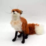Needle Felting Fox Animal Handmade Sculpture Artwork